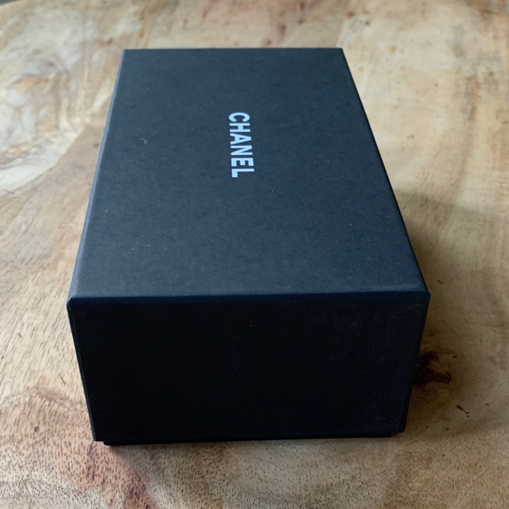 CHANEL Black Rectangular Sunglasses Box - image 4